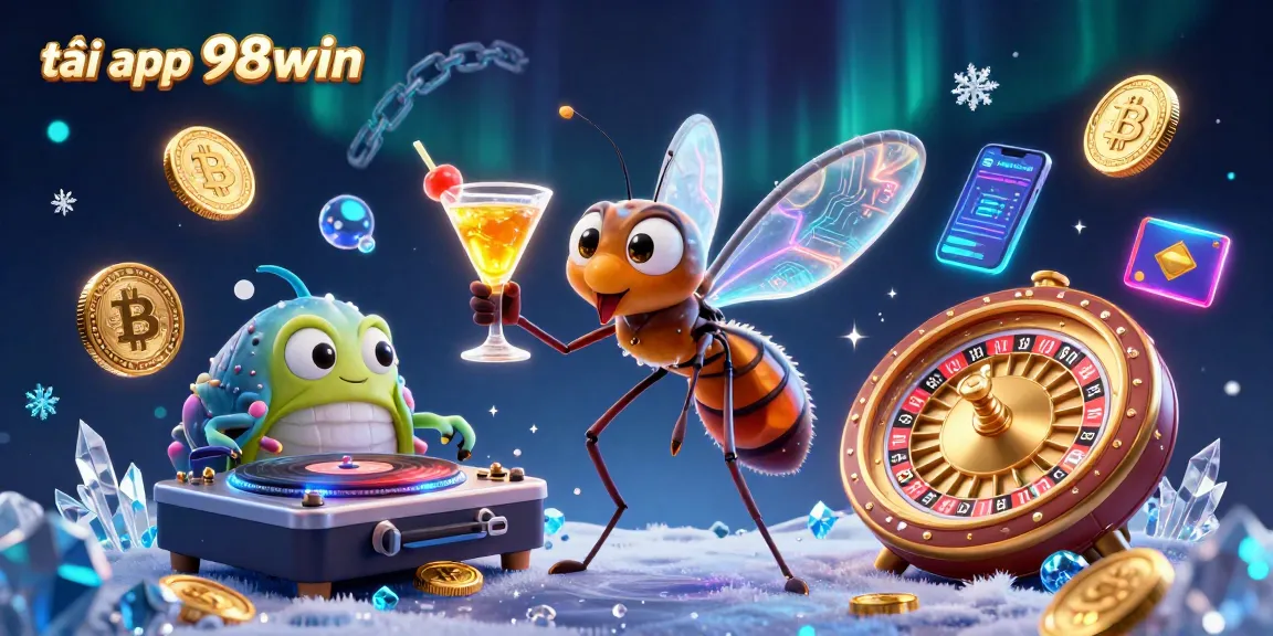 Discover the thrilling experience of tải app 98win in a rich casino atmosphere filled with vibrant elements.