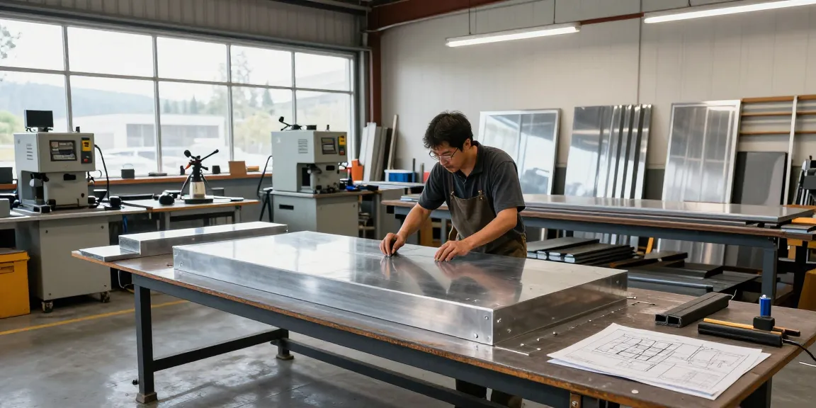 Custom metal fabrication in North Vancouver featuring skilled workers and high-quality materials
