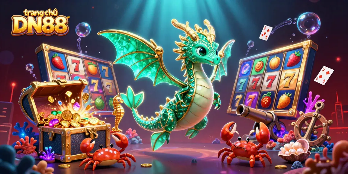 Experience the excitement of trang chủ DN88 with vibrant slots and a magical underwater world.