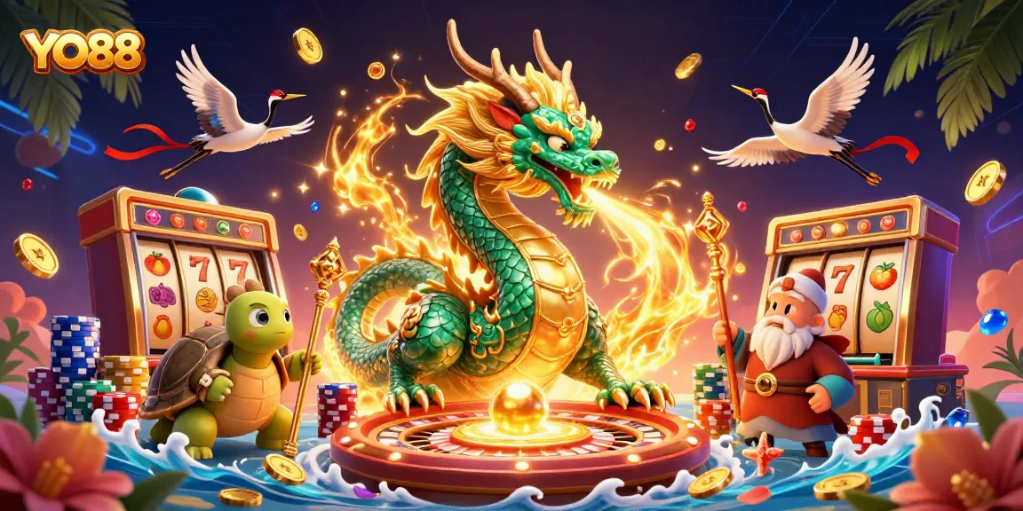 Win big with YO88 in a vibrant 3D casino realm filled with lucky dragons and bonus treasures.