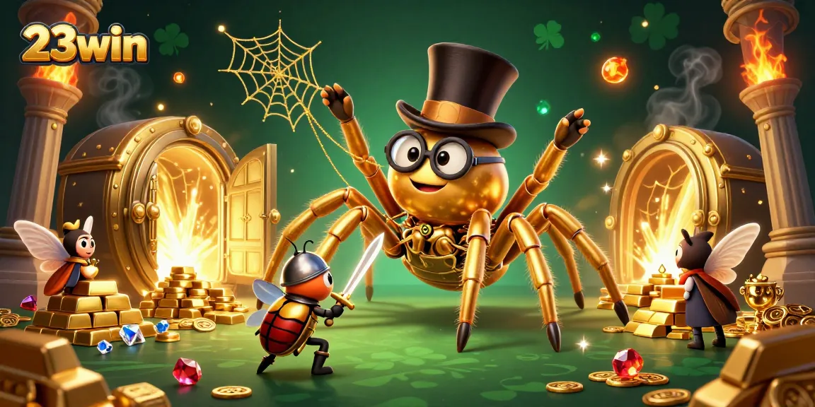 Experience thrilling gameplay at 23win with a vibrant casino scene featuring rich rewards and engaging characters.