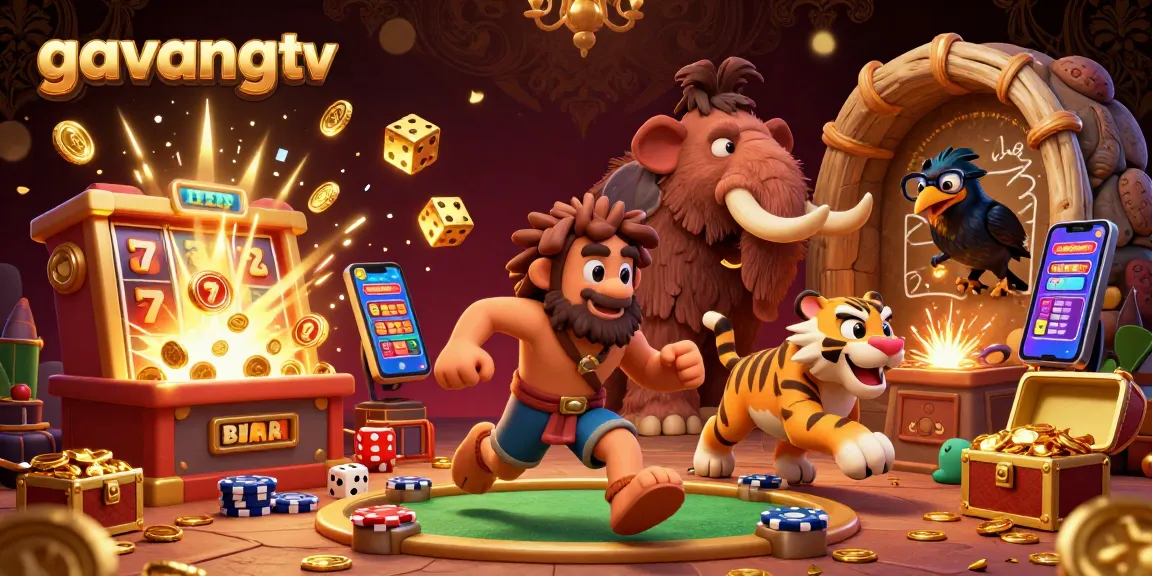 Experience the excitement of sports betting with gavangtv's vibrant 3D scene filled with dynamic casino elements.