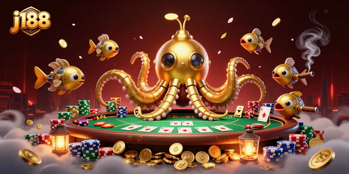 Experience thrilling moments with j188's dynamic casino scene featuring vibrant poker elements.